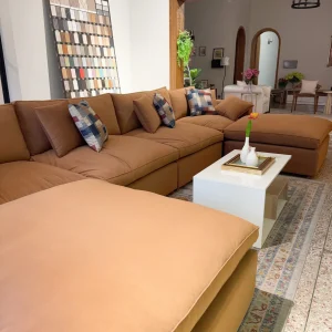 U-shaped Brown Sectional Sofa Lahore