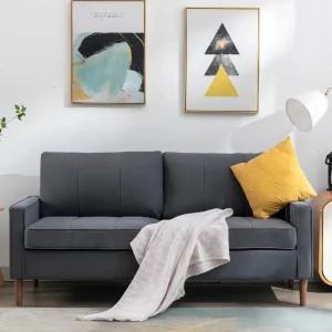 CONTOUR – Modern Three Piece Sofa Set in Grey and Beige