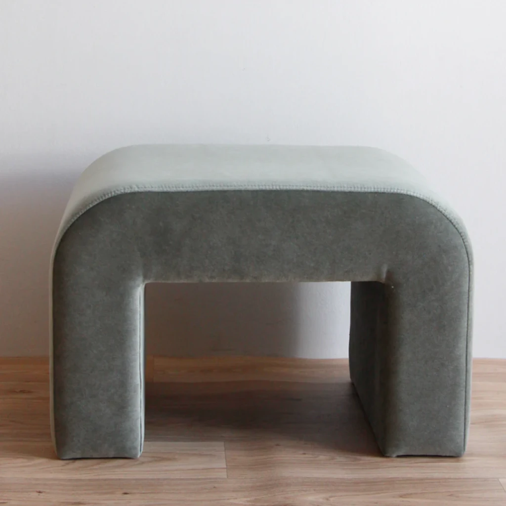 THOR – Grey U Footrest Stool - Image 2